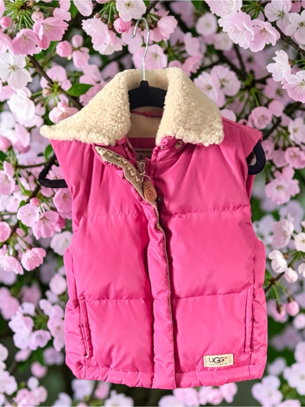 Kids Pink Puffer Vest
